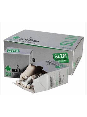Slim Aktivkohle-Pfeifenfilter 7 mm, 10 × 50 Stück