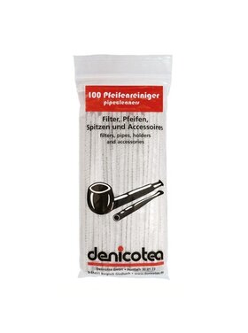Denicotea Pfeifenreiniger-Bürsten, 100 Stück, 16 cm