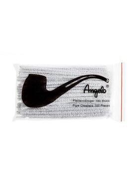 Angelo Pfeifenreiniger-Bürsten mit weissem Baumwollkopf, 100 Stück