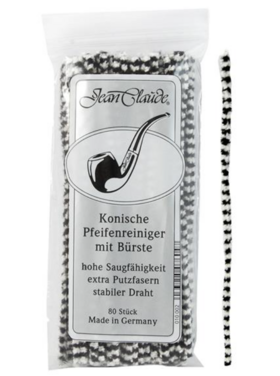 Jean Claude Pfeifenreiniger-Bürsten mit feinen Bürstchen, 80 Stück
