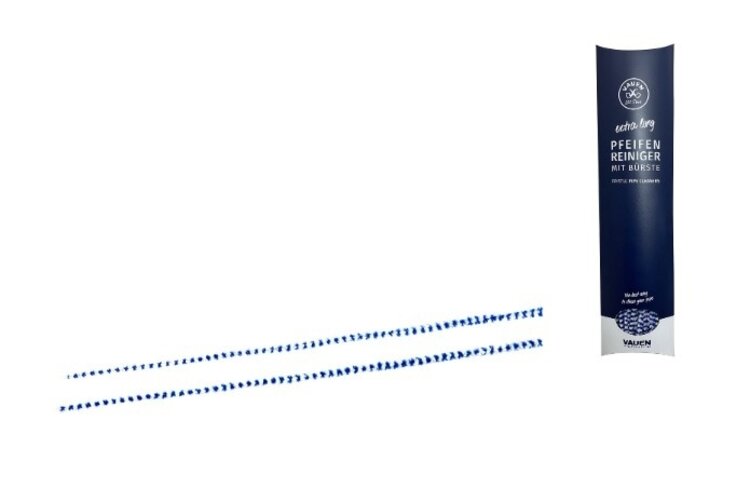 Vauen Vauen Schaftbürste für Churchwarden-Pfeifen, blau/weiss, 30 cm