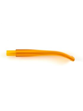 Missouri Meerschaum Company Slim-Mundstück gebogen für Maiskolbenpfeife, bernsteingelb