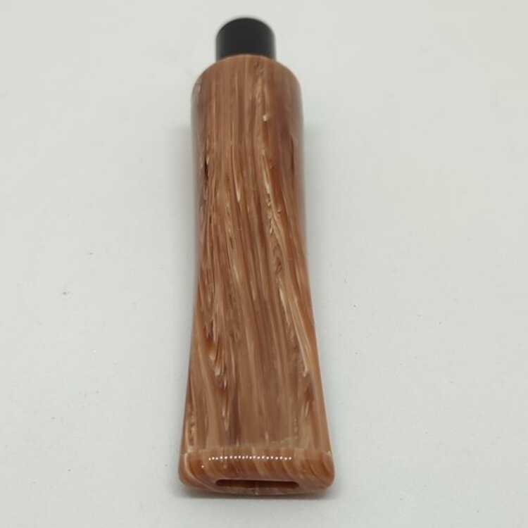 Padonio Padonio Pfeifenmundstück gerade, braun, Acryl (Nr. 11)