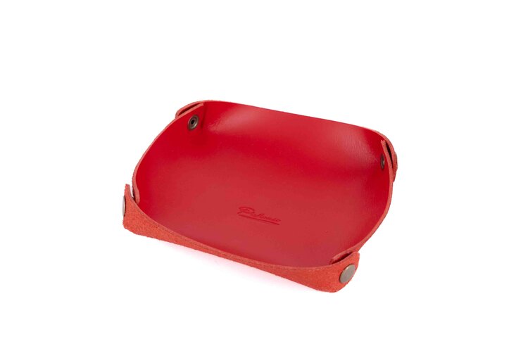 Padonio Padonio Tabakunterlage aus Leder, Rot