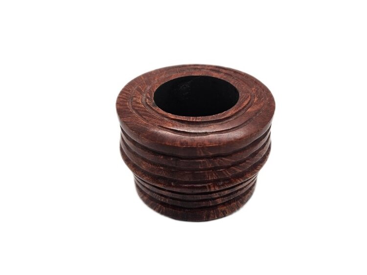 Falcon Falcon Plymouth Lined Bowl Pfeifenkopf, gedrechselte Ringe