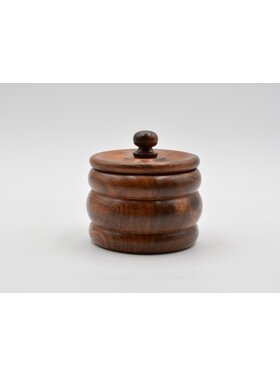 Padonio Tabakdose Sheesham-Holz, 100 g, braun, 11 cm