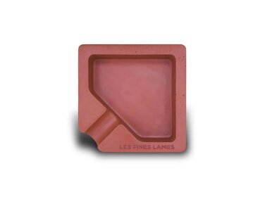 Les Fines Lames Monad Beton-Aschenbecher Rot für 1 Zigarre
