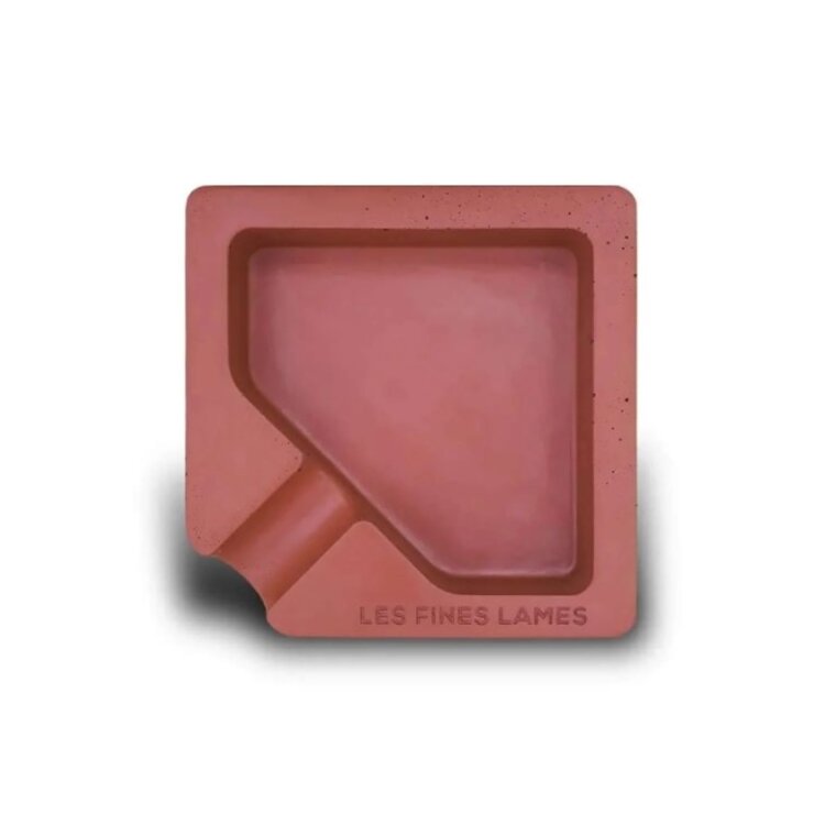 Les Fines Lames Les Fines Lames Monad Beton-Aschenbecher Rot für 1 Zigarre