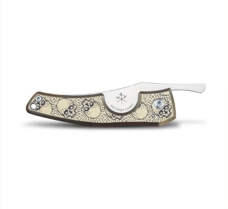 Les Fines Lames Les Fines Lames Le Petit Brass Skulls Zigarrenmesser