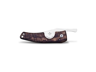 Les Fines Lames Le Petit Gunstock Walnut Burl Zigarrenmesser Nussbaumwurzelholz