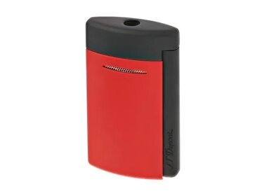 S.T. Dupont New MiniJet Feuerzeug Mattrot/Schwarz 010849