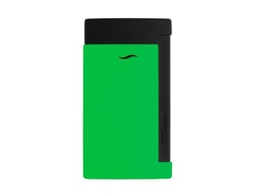 S.T. Dupont Slim 7 Fluo Green Feuerzeug Grün/Mattschwarz 027772