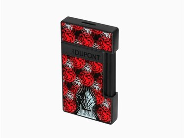 S.T. Dupont  Feuerzeug Slimmy Game of Thrones Targaryen Schwarz/Rot