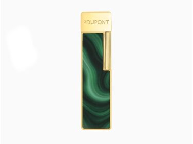 S.T. Dupont  Feuerzeug Twiggy Géode Green Grün/Gold