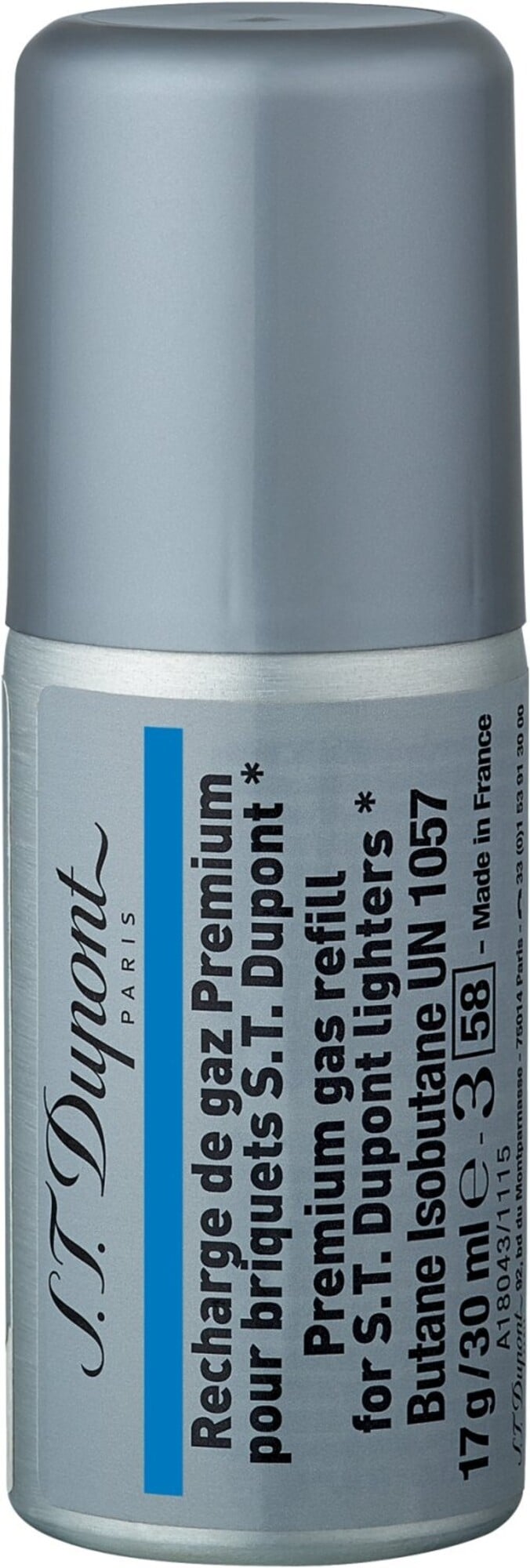 S.T. Dupont S.T. Dupont Feuerzeuggas Blau 30 ml für Urban, Ligne D, Ligne 8, Initial