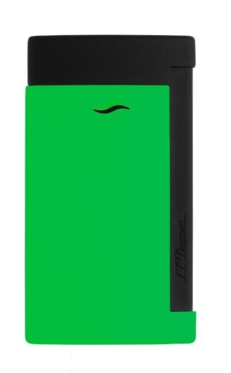S.T. Dupont S.T. Dupont Slim 7 Fluo Green Feuerzeug Grün/Mattschwarz 027772