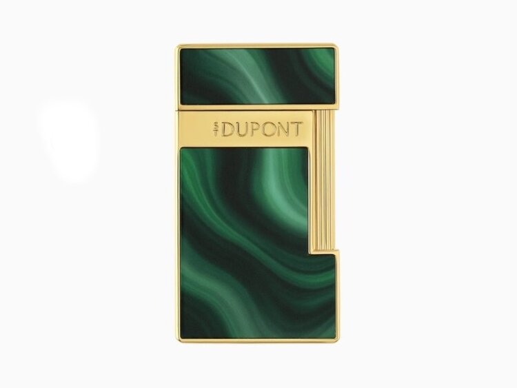 S.T. Dupont S.T. Dupont Slimmy Géode Green Feuerzeug Grün/Gold 028036