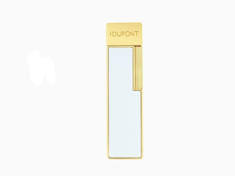 S.T. Dupont S.T. Dupont Twiggy White Feuerzeug Goldfarben 030031
