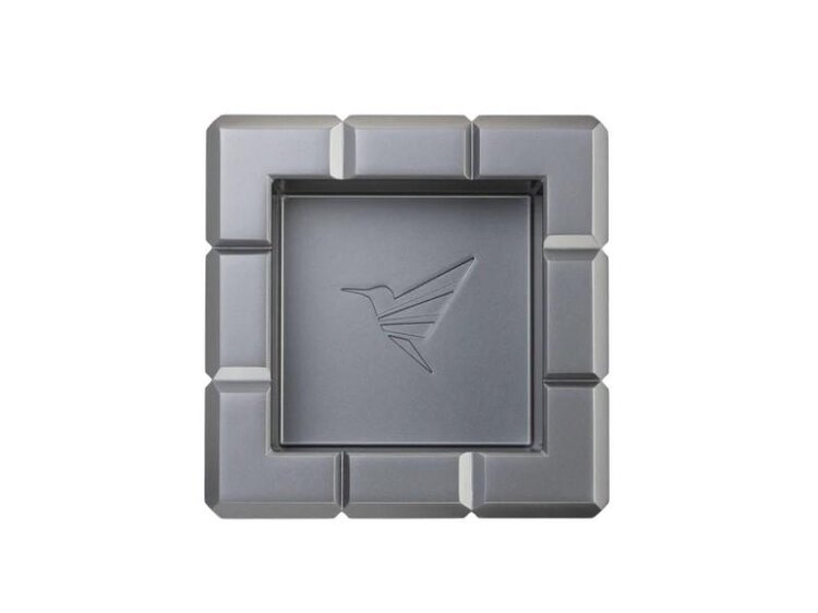 Colibri Colibri Heritage Cube Charcoal Zigarrenaschenbecher Grau