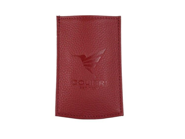 Colibri Colibri Leder-Etui XL für Feuerzeug und Cutter Bordeaux