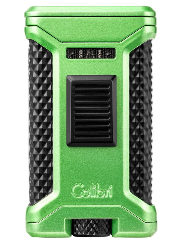 Colibri Colibri Ascari Feuerzeug Hellgrün/Schwarz mit Bohrer