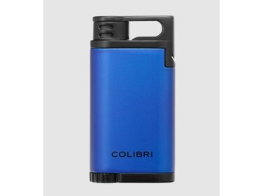Colibri  Feuerzeug Belmont Blau/Schwarz mit Jet-Flamme