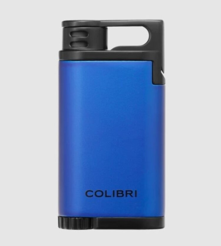 Colibri Colibri Belmont Feuerzeug Blau/Schwarz mit Jet-Flamme