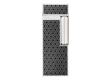 Colibri Continental Feuerzeug Chrom mit Muster mit Softflamme