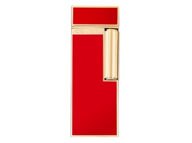 Colibri  Feuerzeug Continental Rot/Gold mit Softflamme