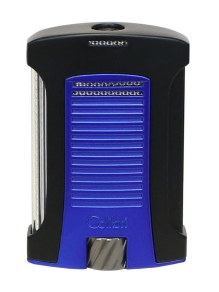 Colibri Colibri Daytona Feuerzeug Schwarz/Blau mit Single-Jet-Flamme