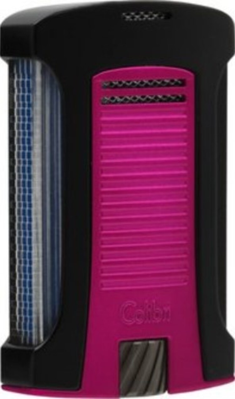 Colibri Colibri Daytona Feuerzeug Schwarz/Pink mit Single-Jet-Flamme