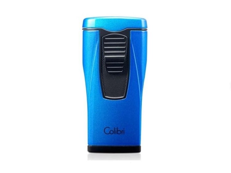 Colibri Colibri Monaco Feuerzeug Metallic Blau mit 3-fach Jet