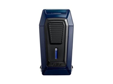 Colibri Quantum Feuerzeug Dunkelblau matt mit V-Cutter