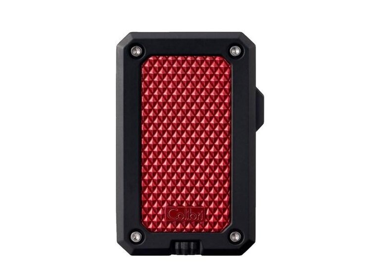 Colibri Colibri Rally Feuerzeug Schwarz/Rot mit Jet-Flamme