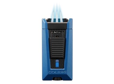 Colibri  Feuerzeug Stealth Blau/Schwarz matt mit 3-fach Jet