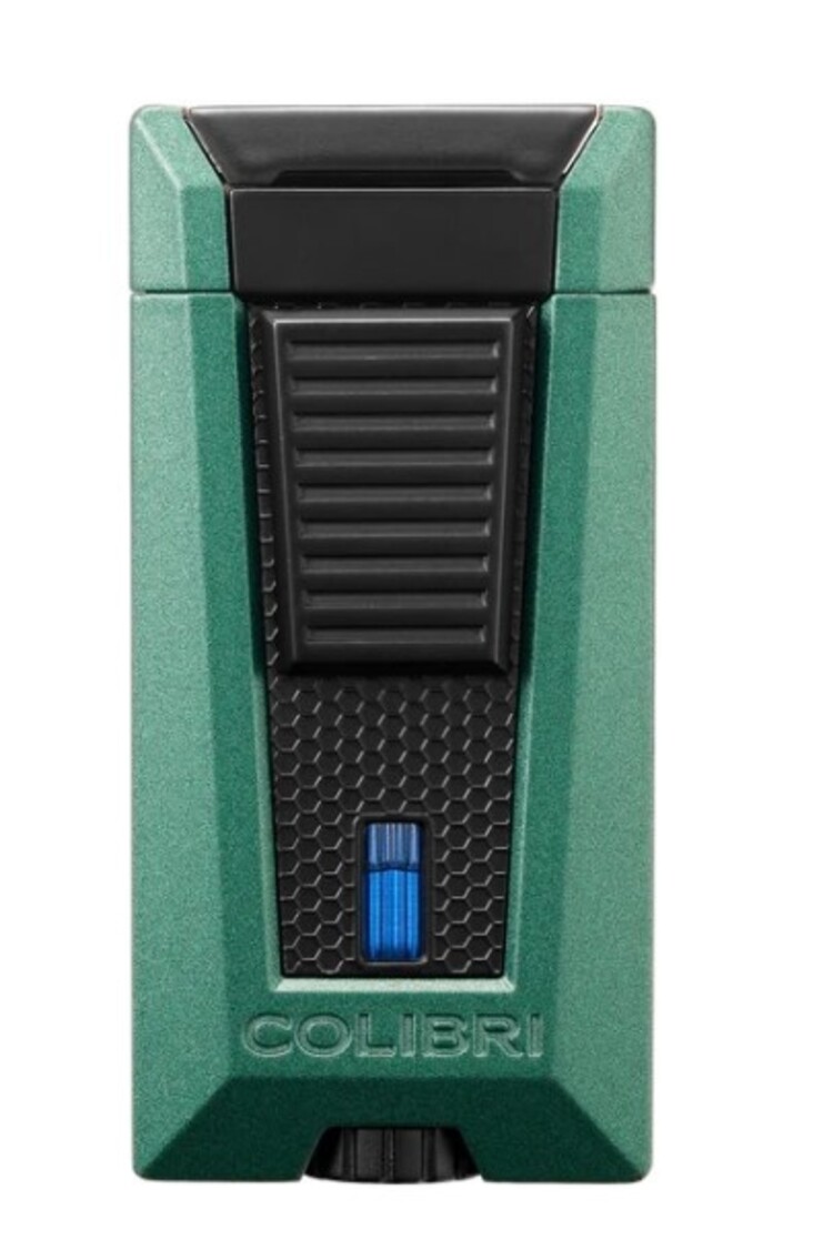 Colibri Colibri Stealth Feuerzeug Grün/Schwarz matt mit 3-fach Jet