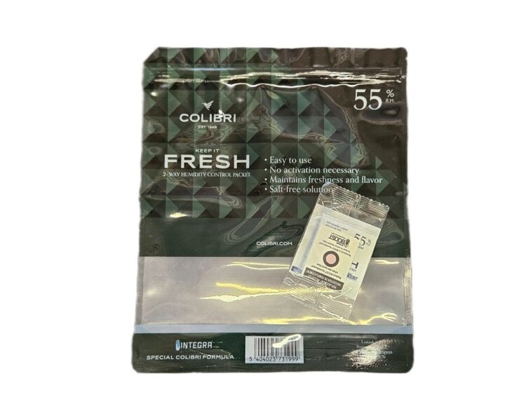 Colibri Colibri Keep It Fresh Zigarrenbeutel mit Integra Boost 55% 8 g
