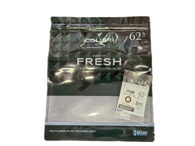Colibri Colibri Keep It Fresh Zigarrenbeutel mit Integra Boost 62% 8 g