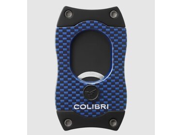 Colibri  Zigarrenschneider S-Cut CF Guillotine Blau Carbon 26 mm