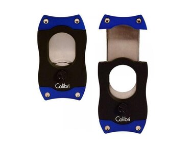 Colibri  Zigarrenschneider S-Cut Easy Cut Guillotine Schwarz/Blau 26 mm