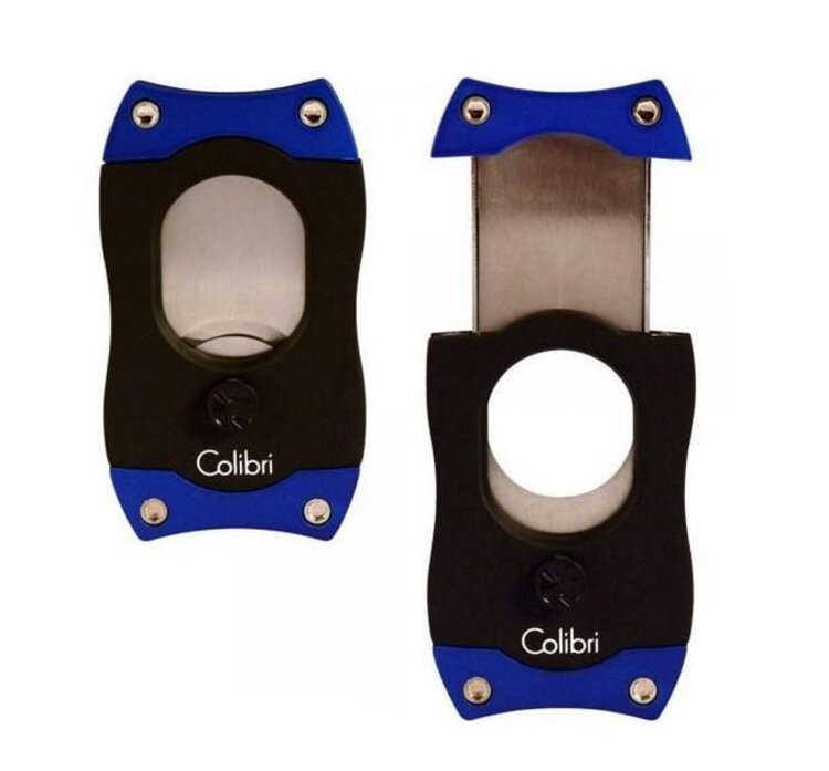 Colibri Colibri S-Cut Easy Cut Zigarrenschneider Schwarz/Blau 26 mm