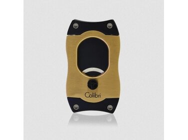 Colibri  Zigarrenschneider S-Cut Guillotine Gold gebürstet 26 mm