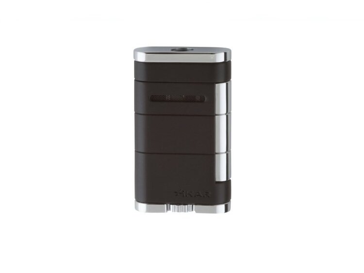 Xikar Xikar Allume Tuxedo Feuerzeug Schwarz/Chrom mit 1-fach Jetflamme