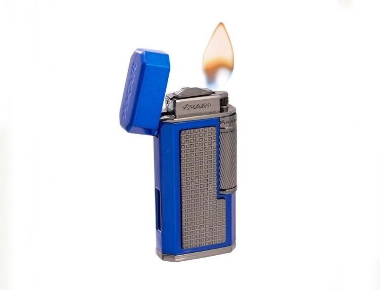 Xikar Xikar Ardore Zigarrenfeuerzeug Blau mit Doppel-Softflamme