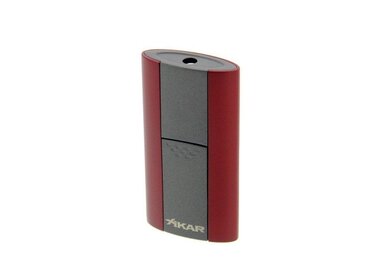 Xikar Flash 1 Zigarrenfeuerzeug Bordeaux/Grau