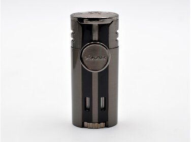 Xikar HP4 Feuerzeug Gunmetal G2 mit 4-fach Jetflamme