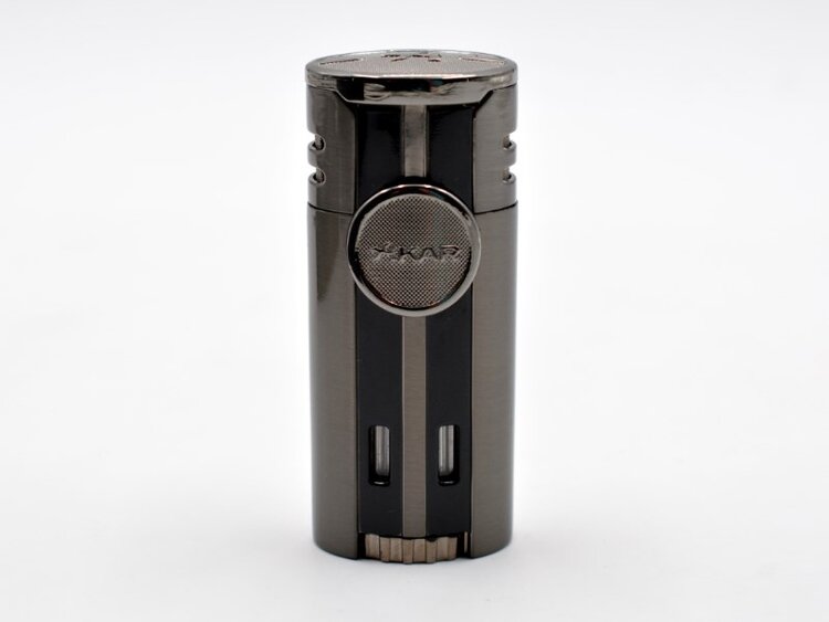Xikar Xikar HP4 Feuerzeug Gunmetal G2 mit 4-fach Jetflamme