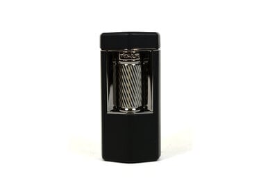 Xikar Meridian Feuerzeug Matt Schwarz/Gunmetal Softflame