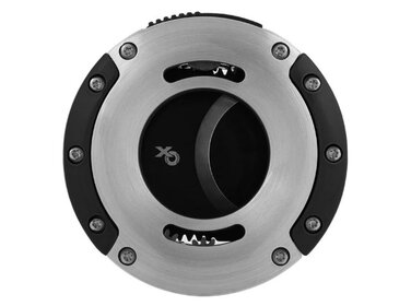 Xikar XO Zigarrenschneider Doppelklinge Silber/Schwarz