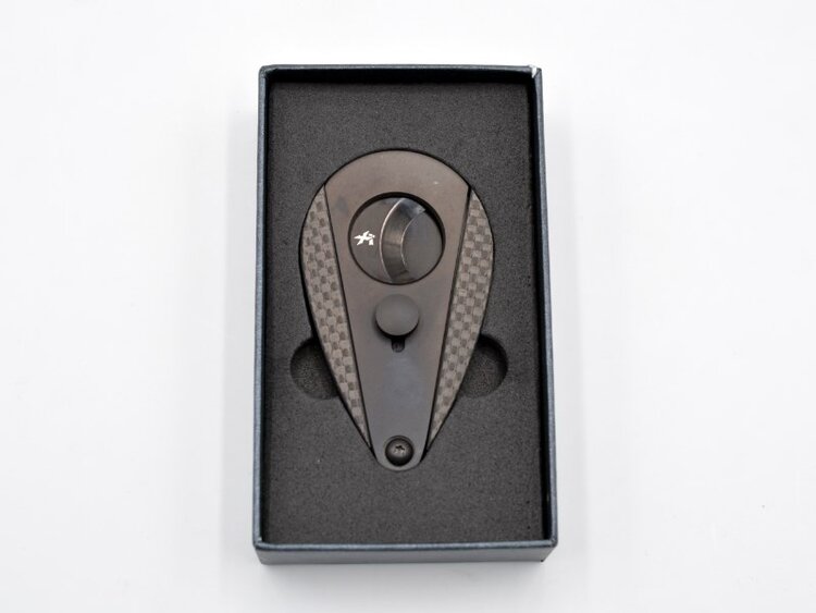Xikar Xikar Xi3 Carbon Fiber Zigarrenschneider Schwarze Klingen